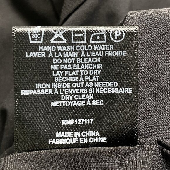 BADGLEY MISCHKA Women Pants Size 12 Black Wide Leg Sheer Chiffon Overlay Formal - Picture 10 of 10